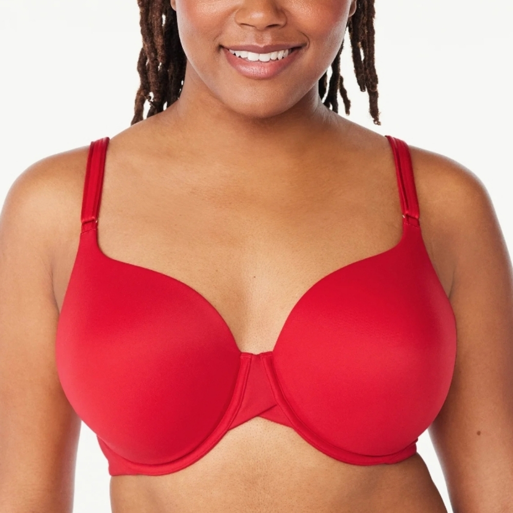 Joyspun Women's Smoothing T-Shirt Bra, Sizes
